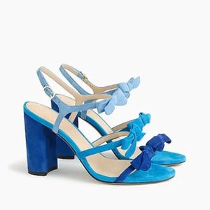 J. Crew Collection Stella Bow Heels (100mm)